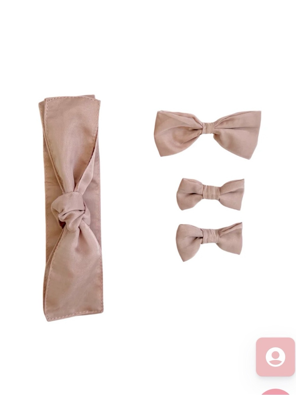 Delicate Pink Bow-Tied Formal Dress for Girls - Picture 3 of 4